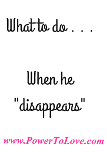 Feminine energy woman What to do when a man disappears ghosting